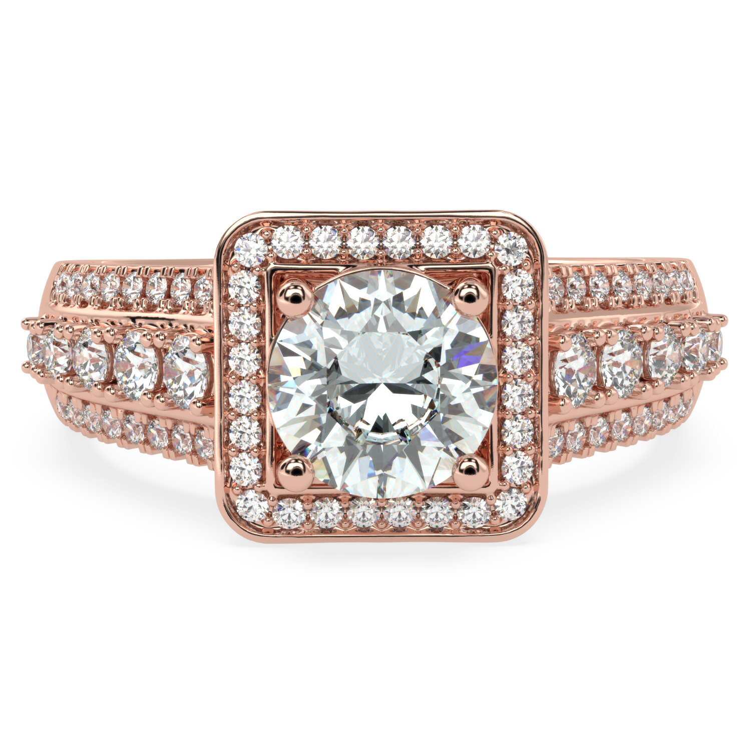 Buy 1.74Ct H VS1 Natural Diamond Ring | SolitaireKart